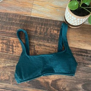 Aerie Smocked Bikini Top